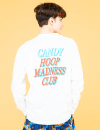 MADNESS LONG SLEEVE TEE (WHITE) - CandyHoop