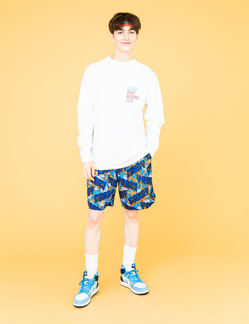 MADNESS LONG SLEEVE TEE (WHITE) - CandyHoop