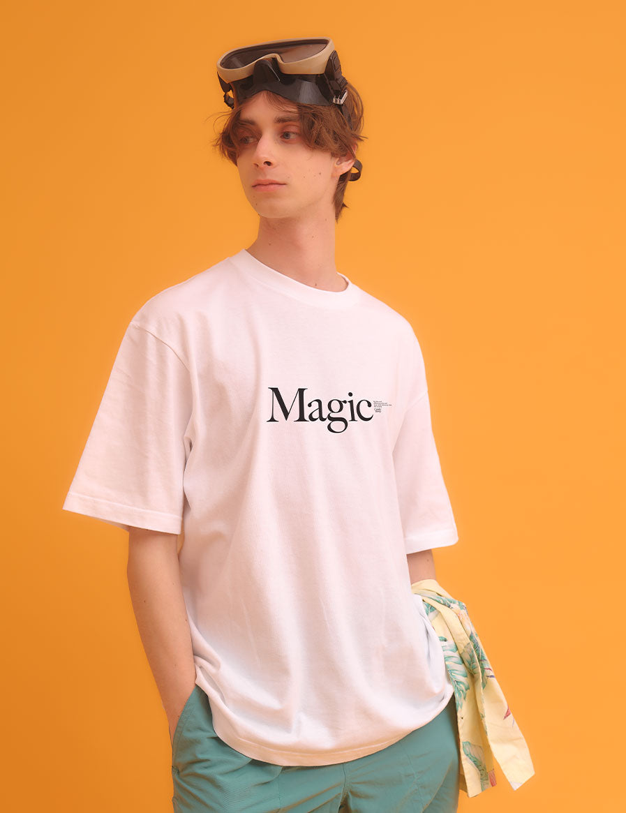 "Magic" COTTON TEE (WHITE)