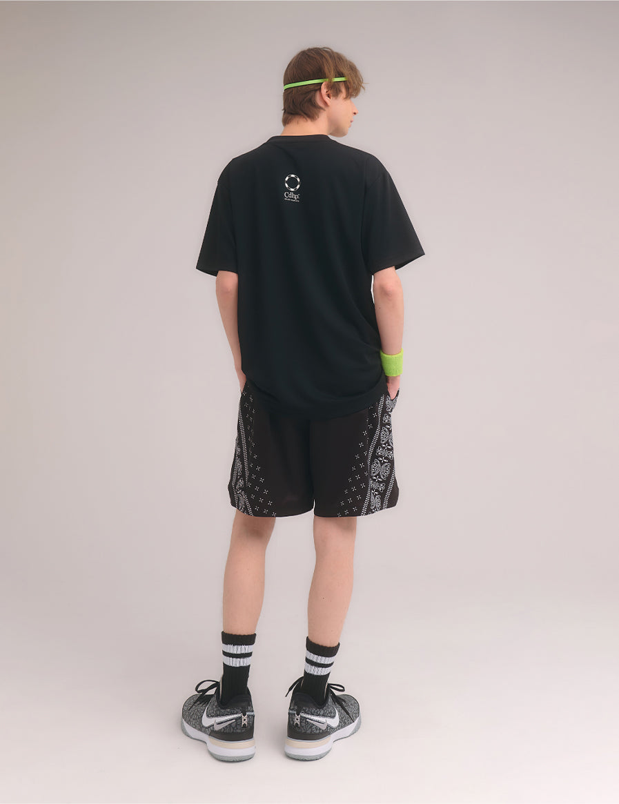 ◆新品未使用◆ ranor BANDANA SHORTS BLACK Sサイズ BANDANA SHORTS (BLACK)