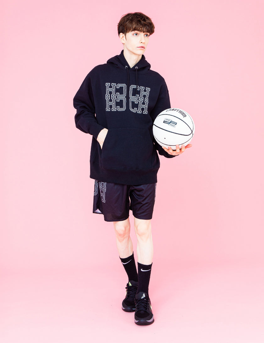 MONOGRAM HOODIE (BLACK) - CandyHoop