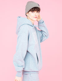 MONOGRAM HOODIE (GRAY) - CandyHoop