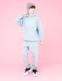 MONOGRAM HOODIE (GRAY) - CandyHoop