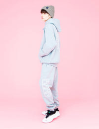 MONOGRAM HOODIE (GRAY) - CandyHoop