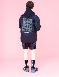 MONOGRAM COACH JACKET (BLACK)