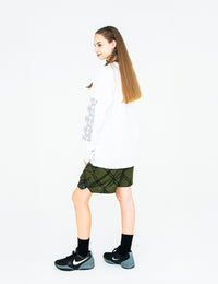 MONOGRAM LONG SLEEVE TEE (WHITE) - CandyHoop