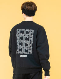 MONOGRAM SWEAT (BLACK) - CandyHoop