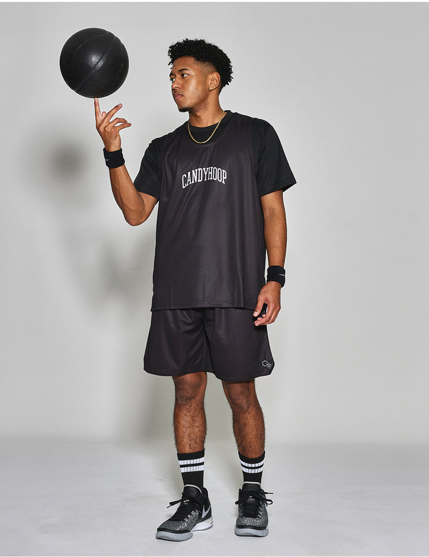 PLAIN SHORTS (BLACK) - CandyHoop