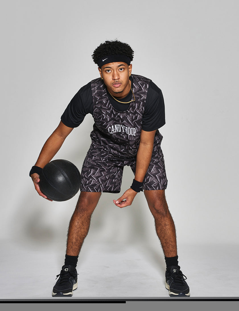 RETRO POP SHORTS (BLACK) - CandyHoop