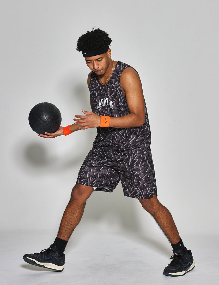 RETRO POP SHORTS (BLACK) - CandyHoop