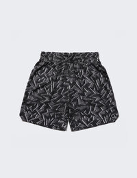 RETRO POP SHORTS (BLACK) - CandyHoop