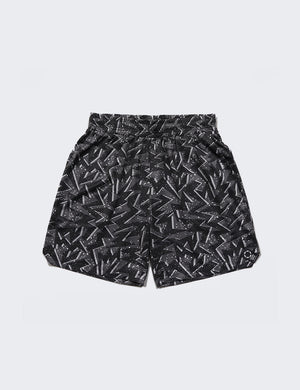RETRO POP SHORTS (BLACK) - CandyHoop