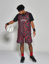 RETRO POP SHORTS (RED) - CandyHoop
