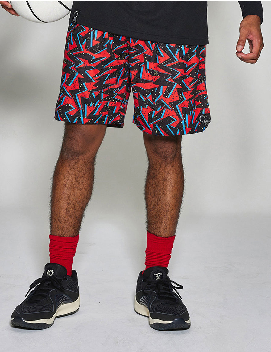 RETRO POP SHORTS (RED) - CandyHoop