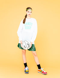 RETRO POP LOGO DRY LS TEE (WHITE)
