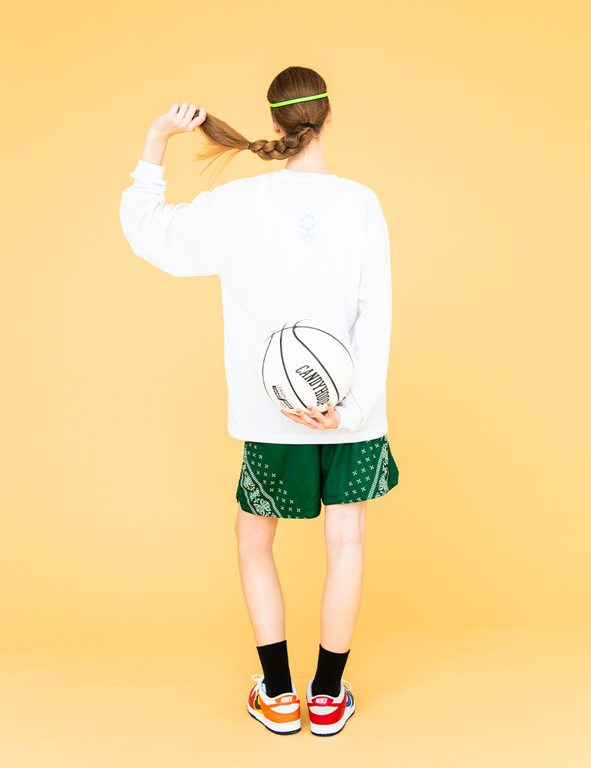 RETRO POP LOGO DRY LS TEE (WHITE)