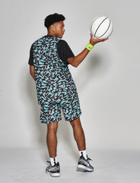 RETRO POP SHORTS (GREEN)