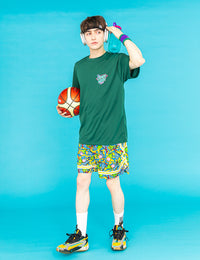 NEON SIGN LOGO DRY TEE 2 (GREEN×GREEN) - CandyHoop