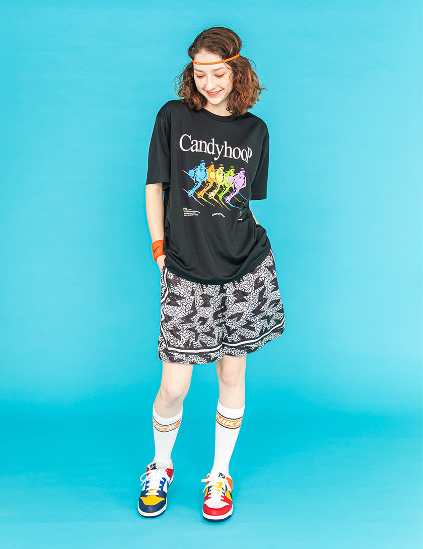 SPONSORED DRY TEE (BLACK) - CandyHoop