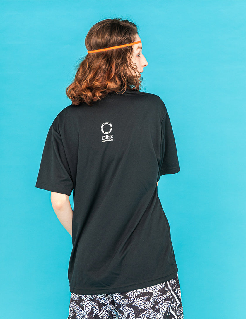 SPONSORED DRY TEE (BLACK) - CandyHoop