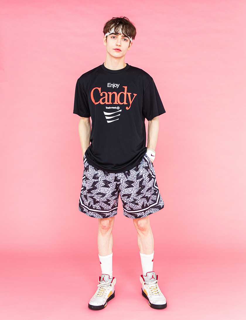 SUGER RUSH DRY TEE (BLACK) - CandyHoop