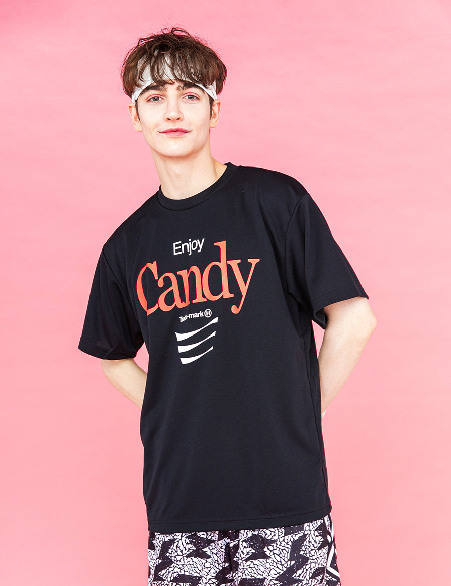 SUGER RUSH DRY TEE (BLACK) - CandyHoop