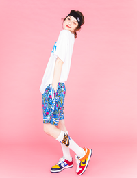 MEMPHIS POP SHORTS (BLUE) - CandyHoop