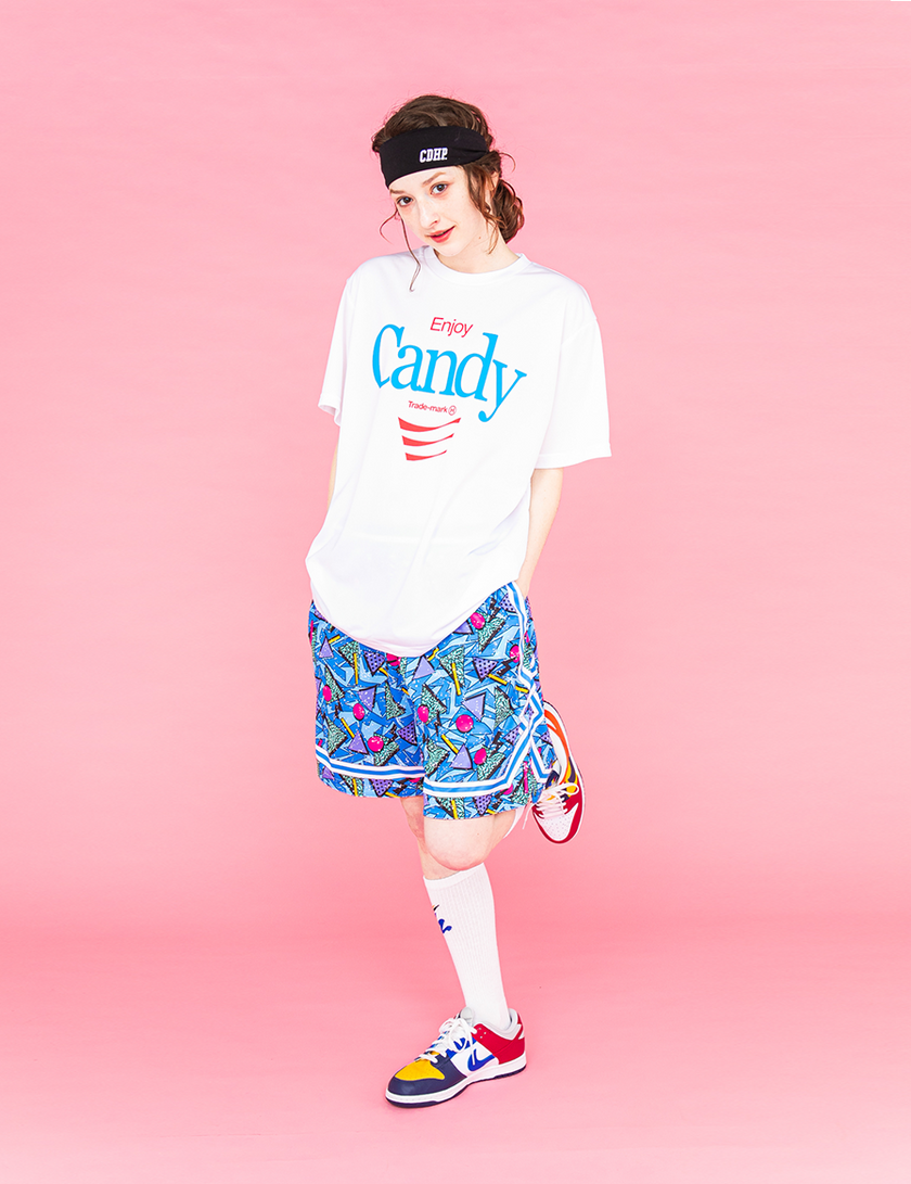 SUGER RUSH DRY TEE (WHITE) - CandyHoop