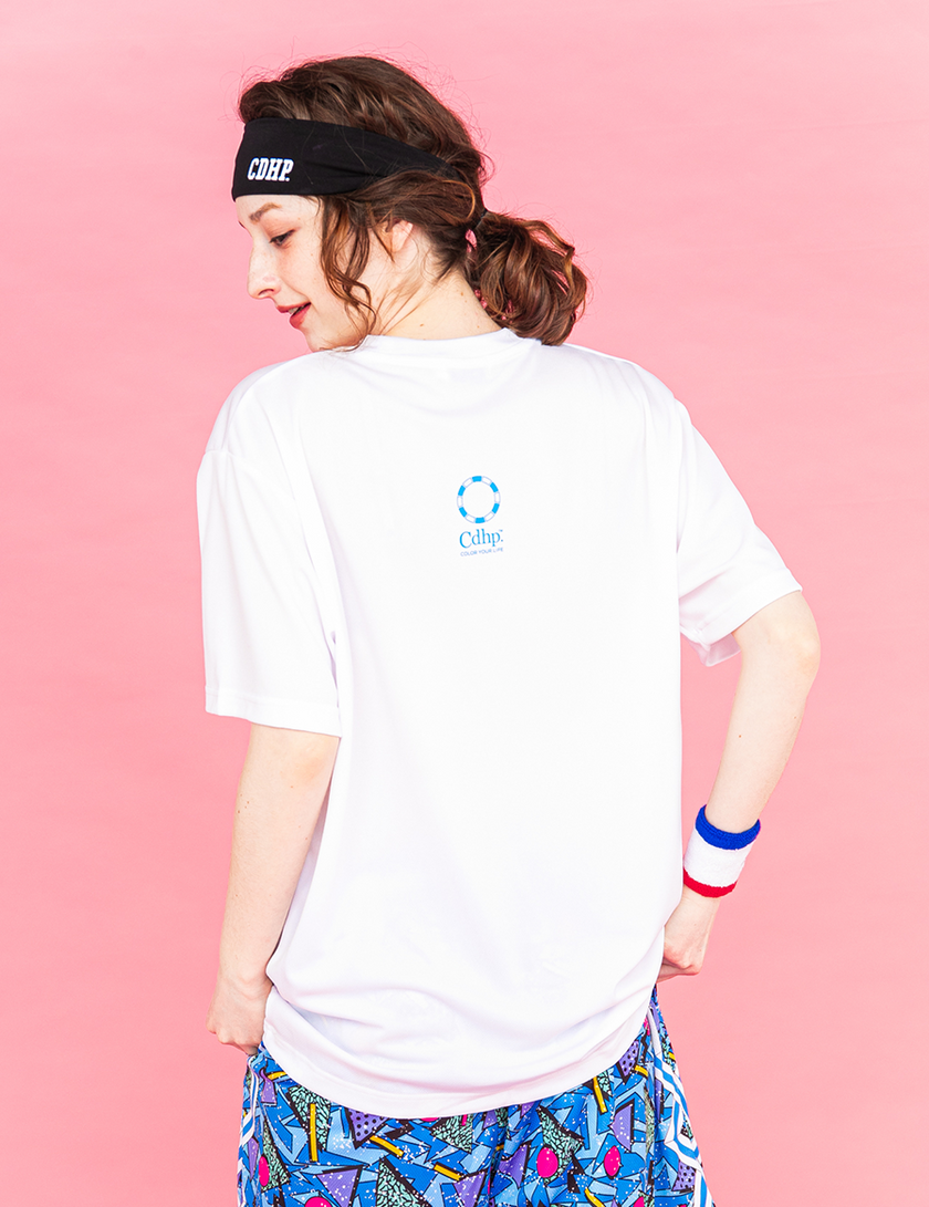 SUGER RUSH DRY TEE (WHITE) - CandyHoop