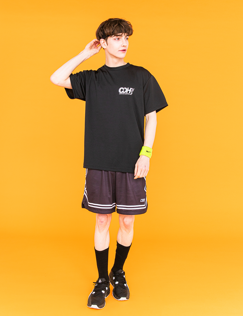 BRISK LOGO DRY TEE (BLACK×WHITE) - CandyHoop
