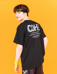 BRISK LOGO DRY TEE (BLACK×WHITE) - CandyHoop
