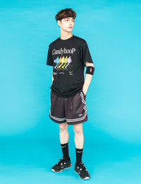 SPONSORED DRY TEE (BLACK) - CandyHoop