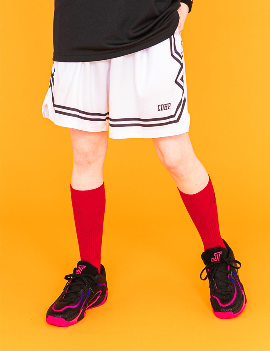 CROSSOVER SHORTS (WHITE) - CandyHoop