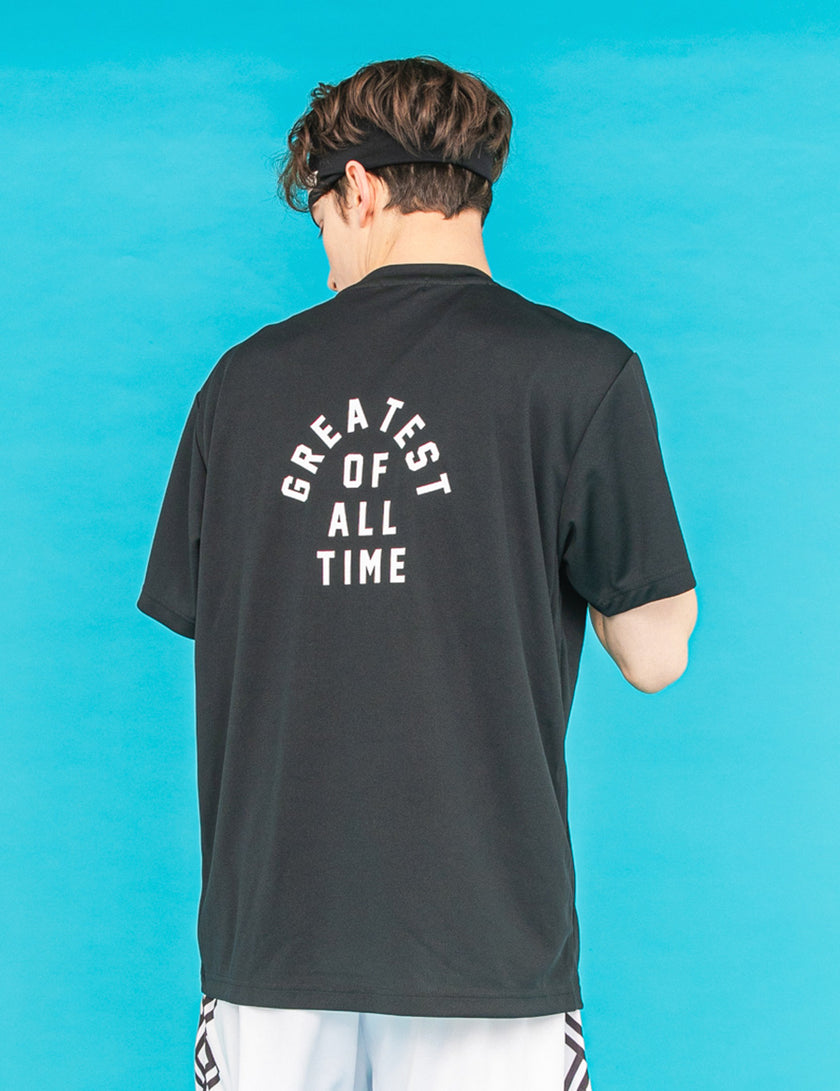 ARCH LOGO AND MESSAGE DRY TEE (BLACK) - CandyHoop