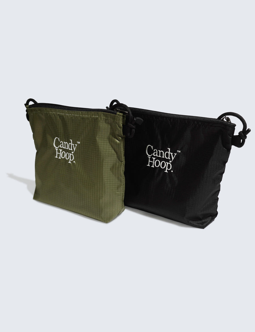 BASIC LOGO SACOCHE (OLIVE) - CandyHoop
