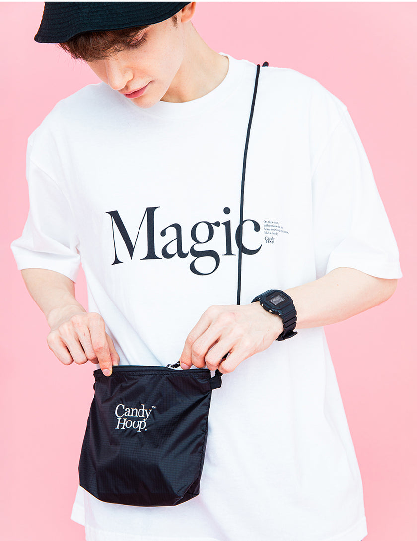 BASIC LOGO SACOCHE (BLACK)