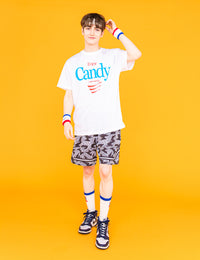 SUGER RUSH DRY TEE (WHITE) - CandyHoop