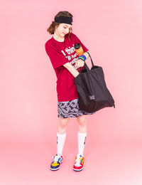 BASIC LOGO KNAP SACK (BLACK) - CandyHoop