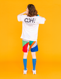 BRISK LOGO DRY TEE (WHITE×BLACK) - CandyHoop