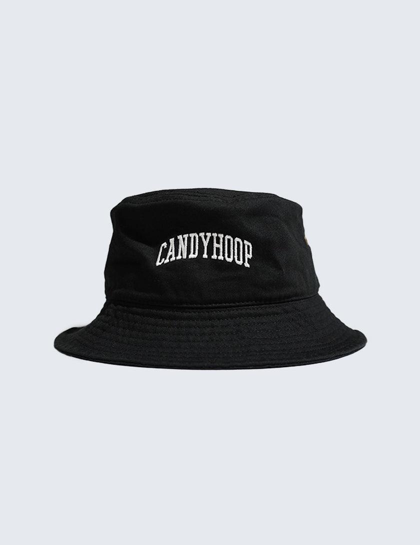 ARCH LOGO BUCKET HAT (BLACK)