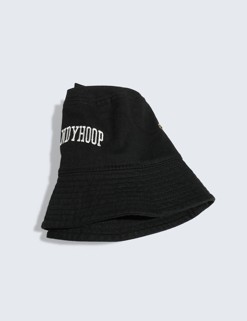 ARCH LOGO BUCKET HAT (BLACK)