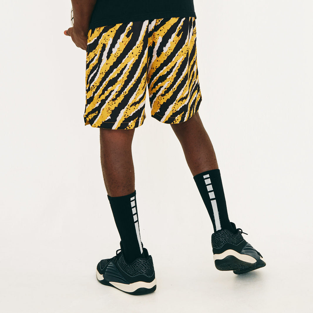 TIGER CAMOUFLAGE SHORTS (YELLOW)