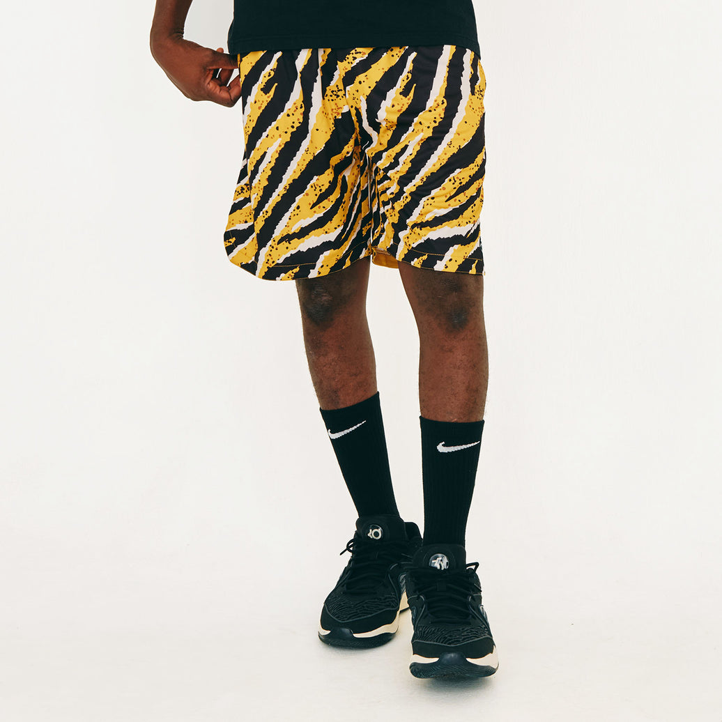 TIGER CAMOUFLAGE SHORTS (YELLOW)