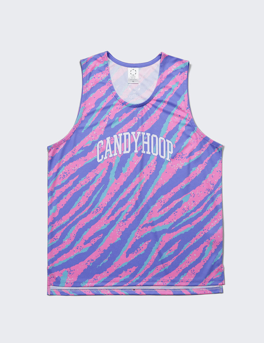 TIGER CAMOUFLAGE TANK TOP (PINK) - CandyHoop