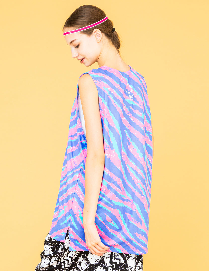 TIGER CAMOUFLAGE TANK TOP (PINK) - CandyHoop