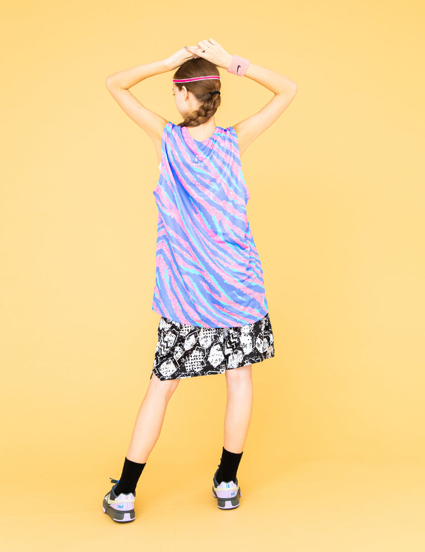 TIGER CAMOUFLAGE TANK TOP (PINK) - CandyHoop