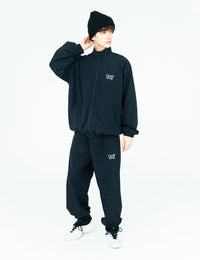 TWIN LOGO NYLON JKT (BLACK) - CandyHoop