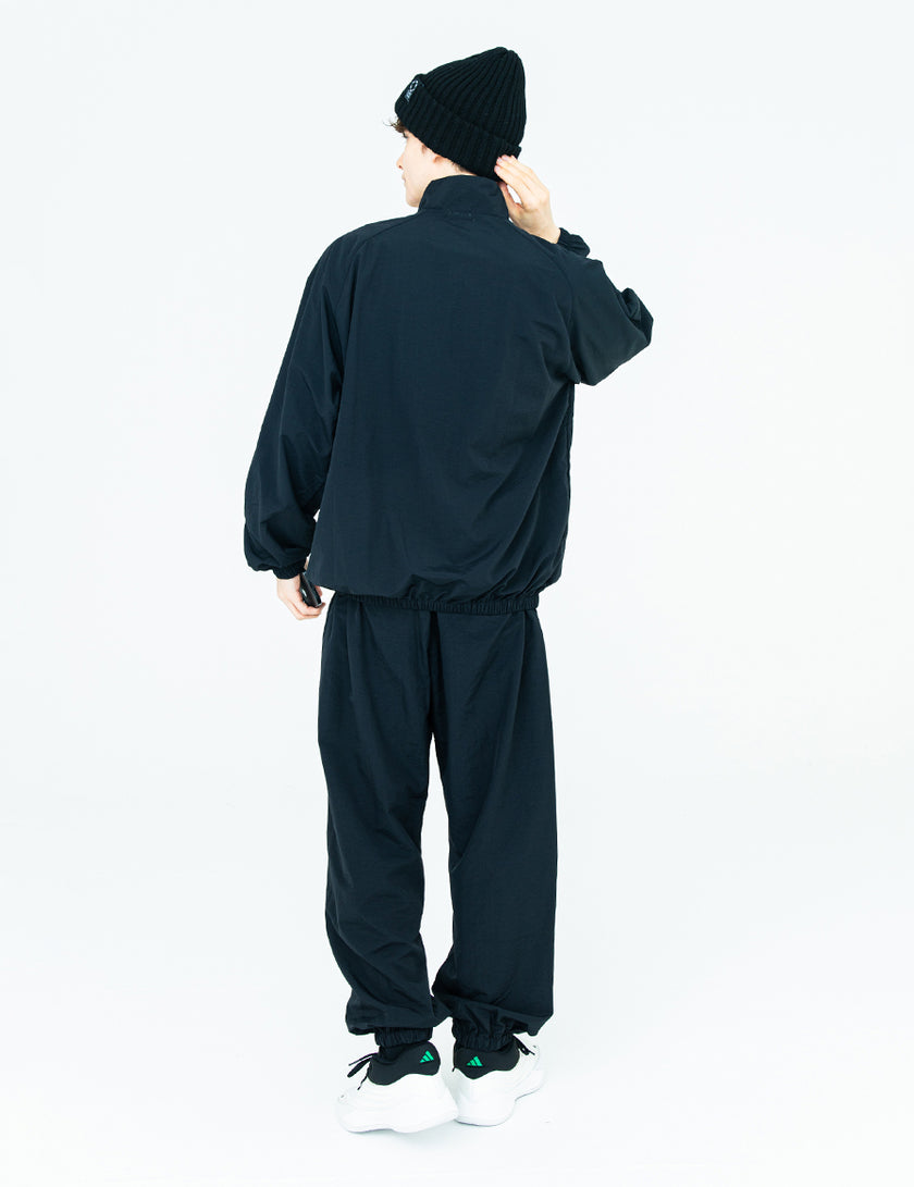 TWIN LOGO NYLON JKT (BLACK) - CandyHoop