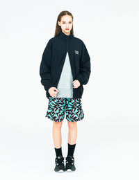 TWIN LOGO NYLON JKT (BLACK) - CandyHoop