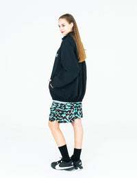 TWIN LOGO NYLON JKT (BLACK) - CandyHoop